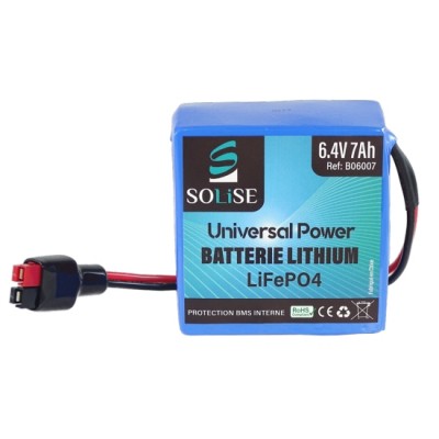 6V 7Ah LiFePO4 lithium battery