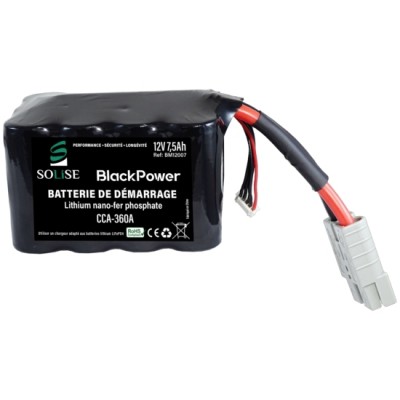 Batterie de démarrage lithium 12V CCA-360
