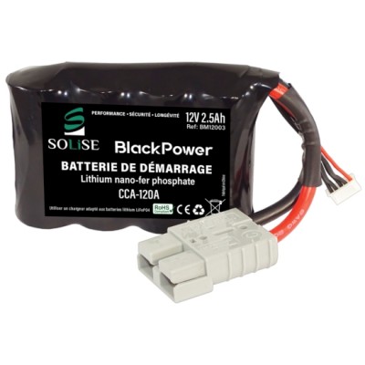 Batterie de démarrage lithium 12V CCA-120